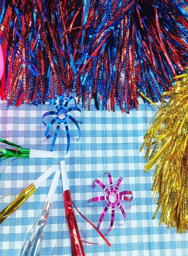 Lovecheer 24PCS Party Blowers Gold Noisemakers Horn Foil Fringed Blowouts Whistle for Wedding Birthday 2026 New Year Eve Christmas Sports Cheering - Image 4